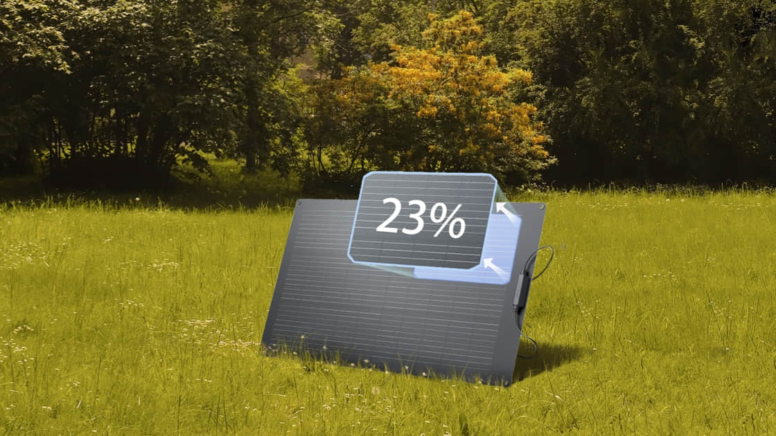 EcoFlow 100W Flexible Solar Panel - Charge Faster with High Solar Conversion
