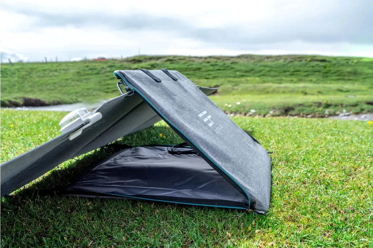 EcoFlow 110W Portable Solar Panel - It comes with a carry case too.