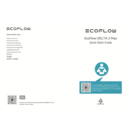 EcoFlow NextGen 160W Portable Solar Panel - Quick Start Guide, Safety Instructions & Warranty Card