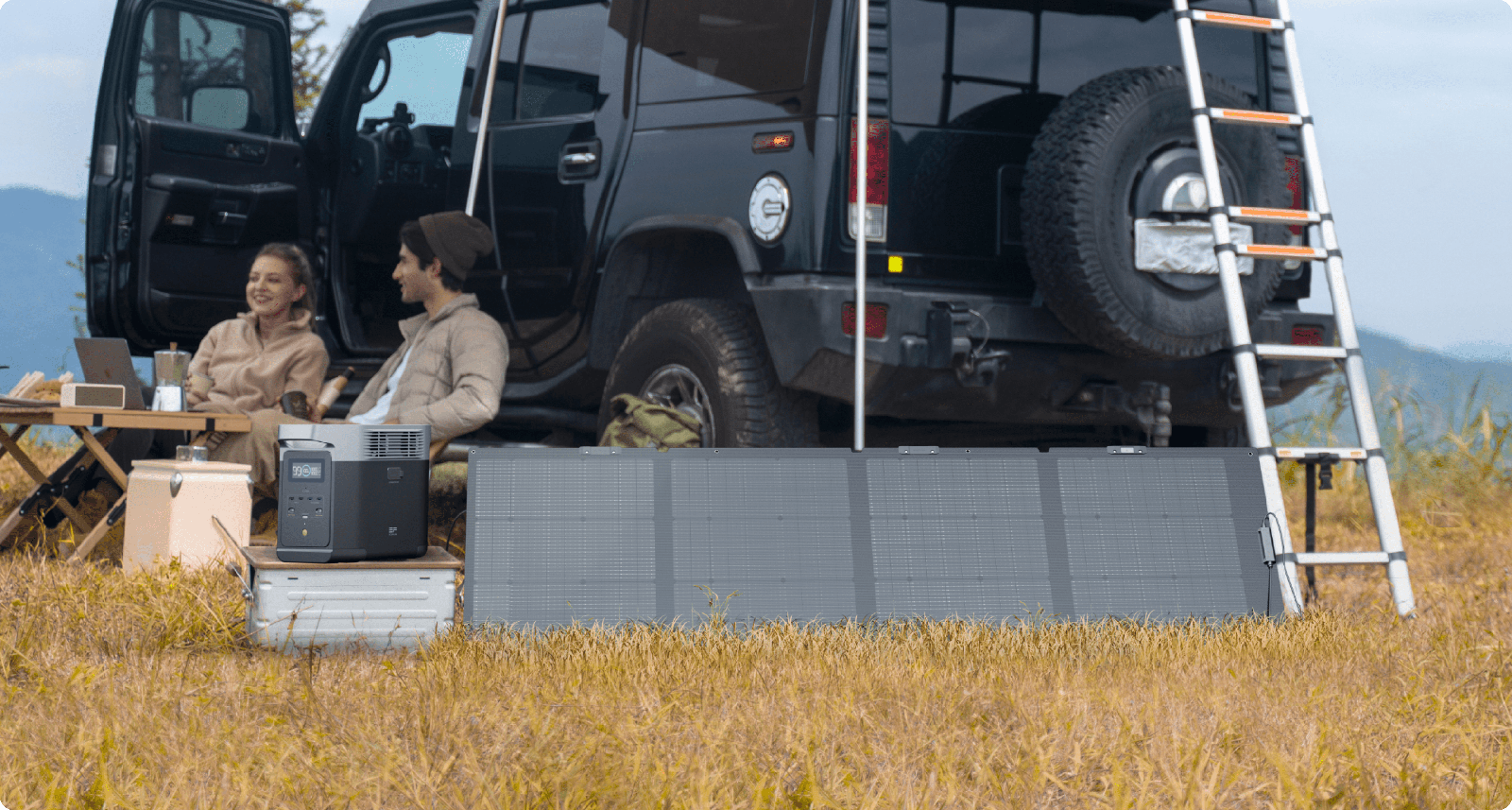 EcoFlow NextGen 220W Bifacial Portable Solar Panel - Generate even more energy