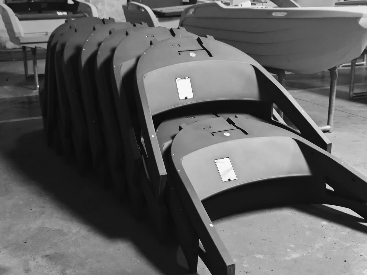 Kart Boat hull components