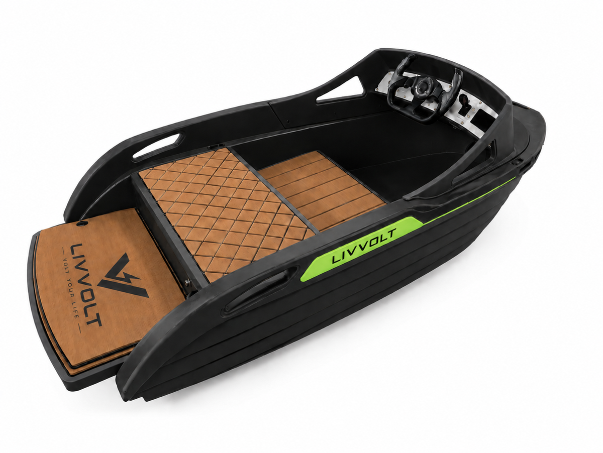 Complete LIVVOLT Kart Boat package