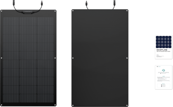 EcoFlow 100W Flexible Solar Panel - What's in the box