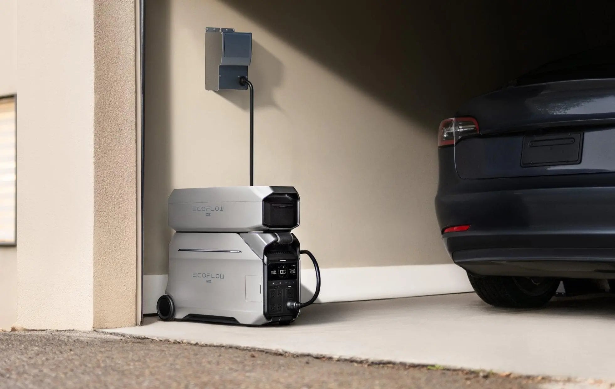 EcoFlow DELTA Pro 3 home backup connection with Smart Home Panel