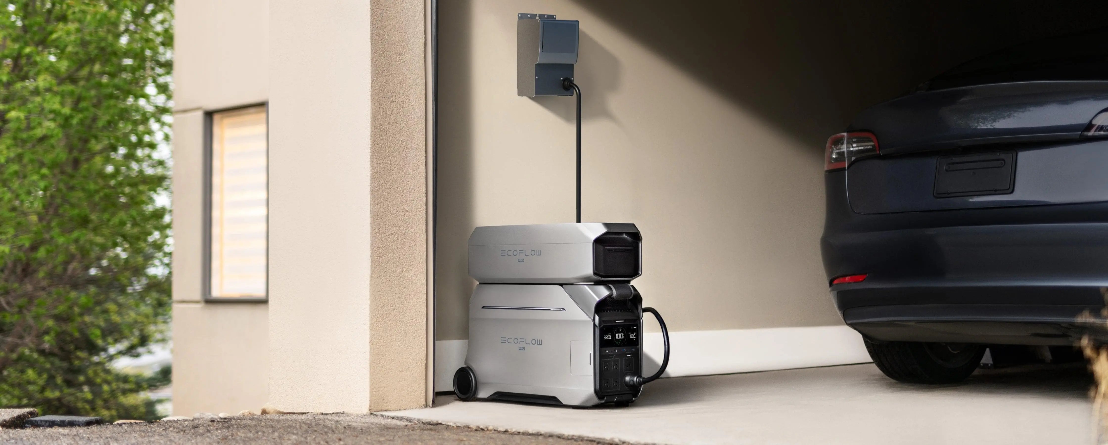 EcoFlow DELTA Pro 3 home backup connection with Smart Home Panel