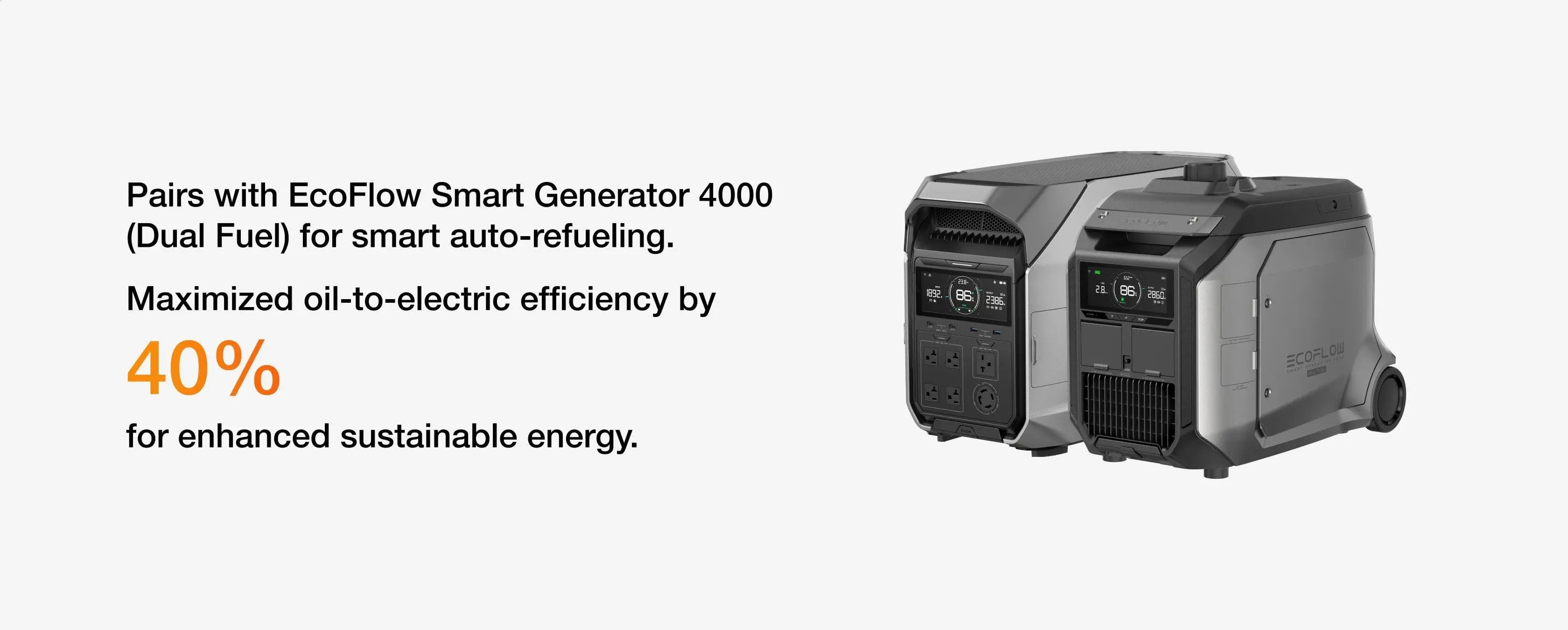 EcoFlow DELTA Pro 3 fast solar charging, no fuel needed