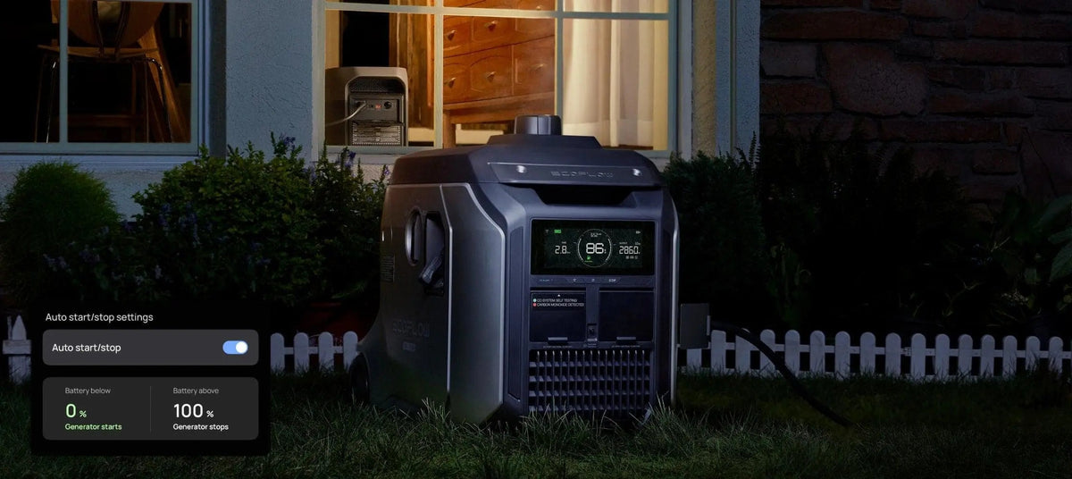 EcoFlow DELTA 3 Max generator charging