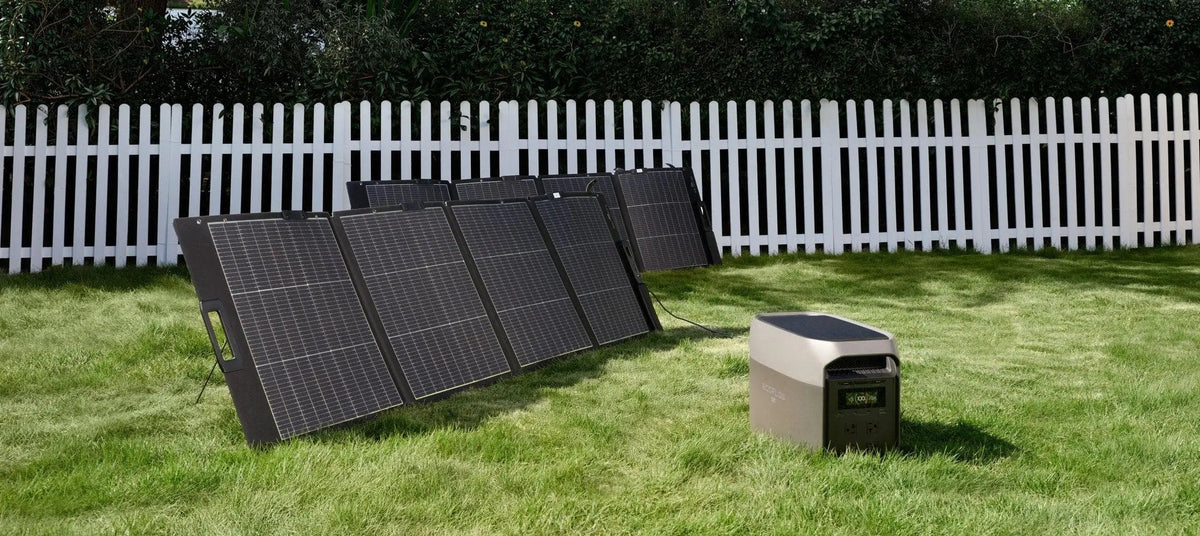 EcoFlow DELTA 3 Max solar panel charging