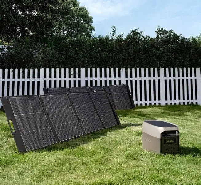 EcoFlow DELTA 3 Max solar panel charging