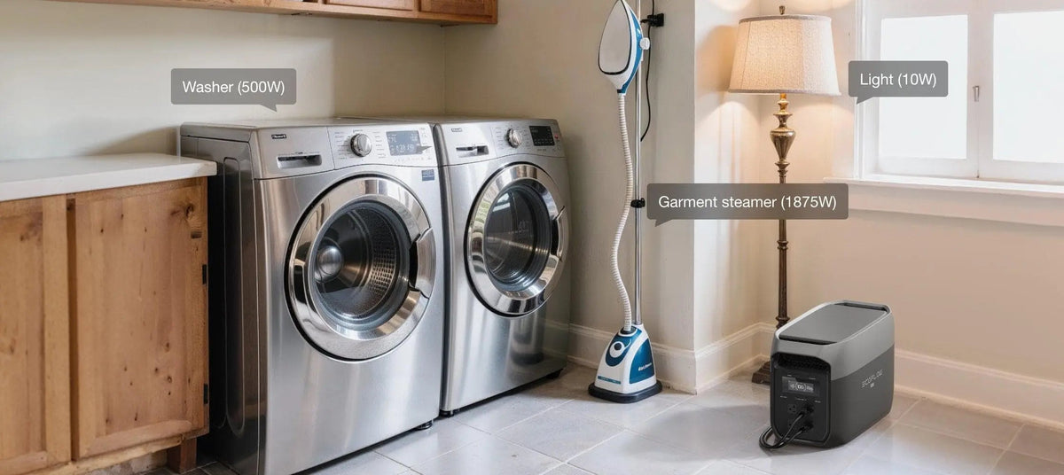 EcoFlow DELTA 3 Max Plus - Laundry Room