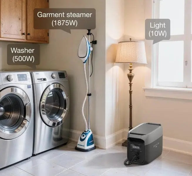 EcoFlow DELTA 3 Max Plus - Laundry Room