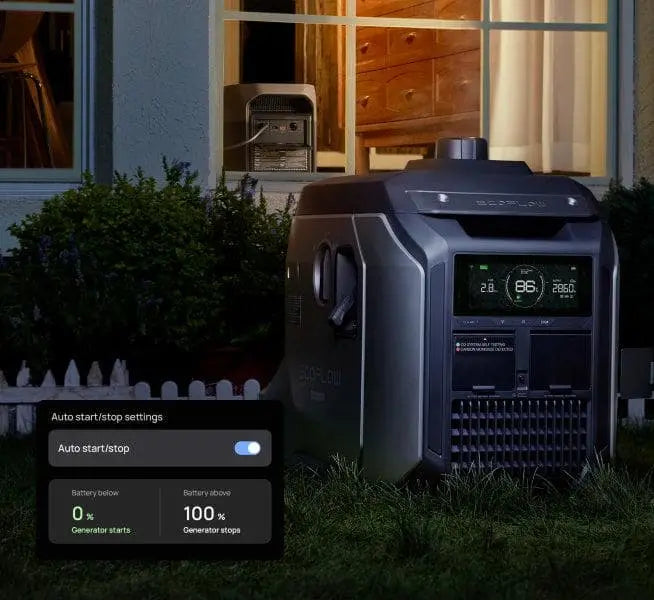 EcoFlow DELTA 3 Max Plus - Generator Charging