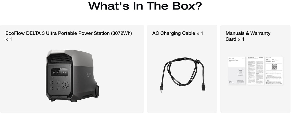 EcoFlow DELTA 3 Ultra portable power station