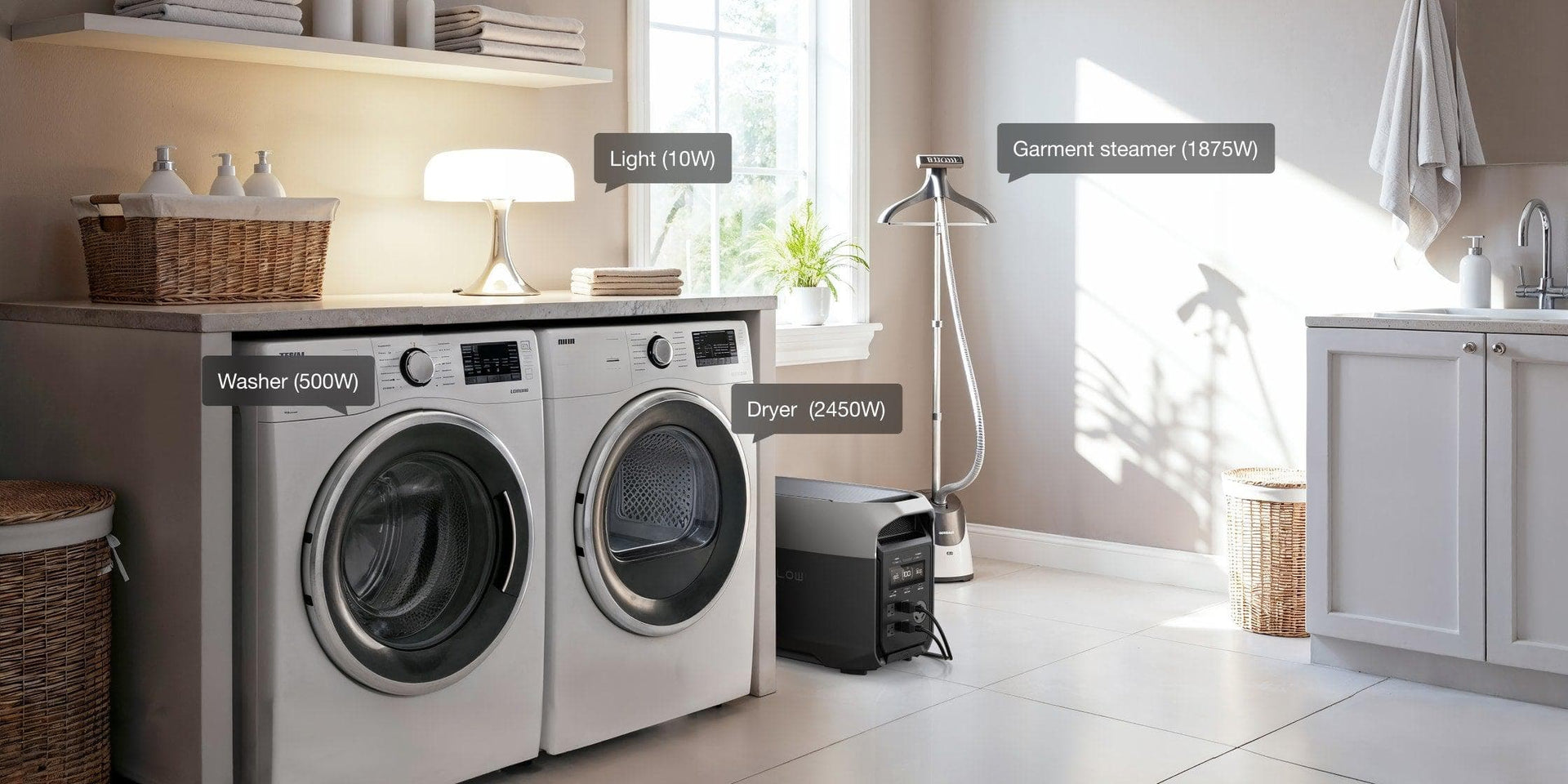 EcoFlow DELTA 3 Ultra Plus - 3600W Output—Powerful. Stable. Built to Handle It All