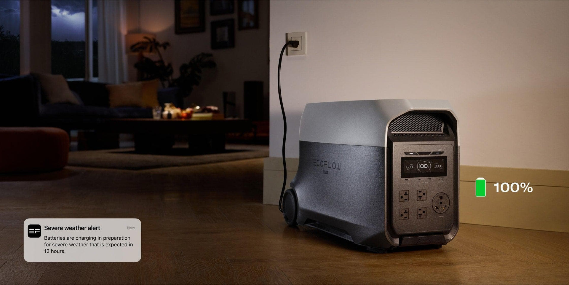 EcoFlow DELTA 3 Ultra Plus - 4 Ways to Charge Up — Ready in Just 1.48 Hrs<sup>[4]</sup>