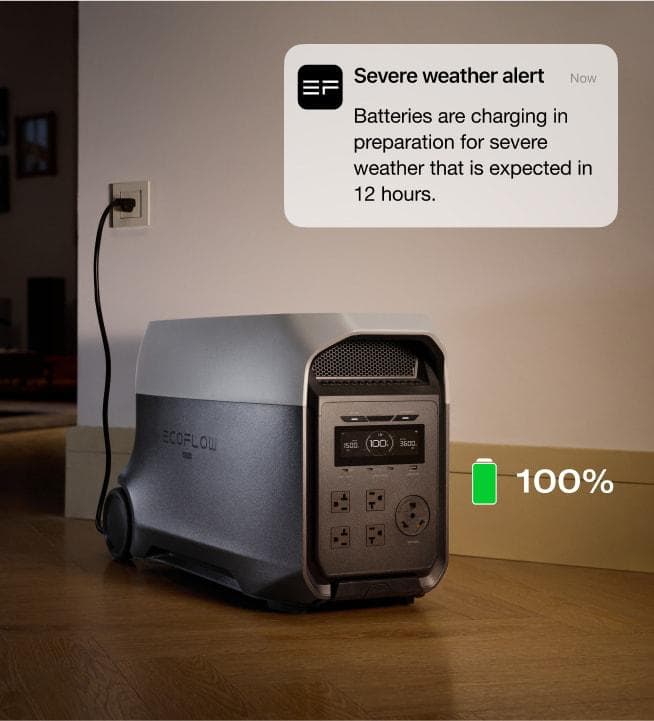 EcoFlow DELTA 3 Ultra Plus - 4 Ways to Charge Up — Ready in Just 1.48 Hrs<sup>[4]</sup>