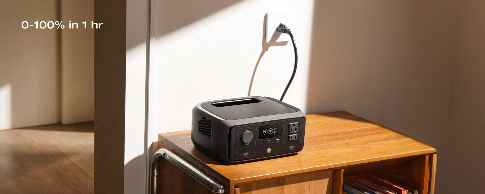 EcoFlow RIVER 3 - 4 charging options, safely charge 0-100% in 1 hr