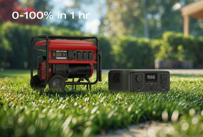 EcoFlow RIVER 3 - 4 charging options, safely charge 0-100% in 1 hr