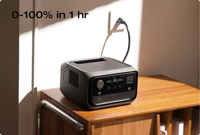 EcoFlow RIVER 3 Max Plus - 4 charging options, safely charge 0-100% in 1 hr