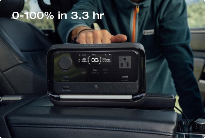 EcoFlow RIVER 3 Max Plus - 4 charging options, safely charge 0-100% in 1 hr
