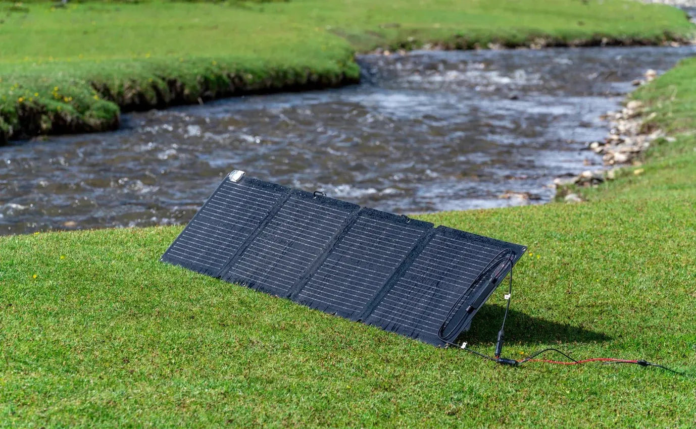 EcoFlow 110W Portable Solar Panel - Waterproof & Durable